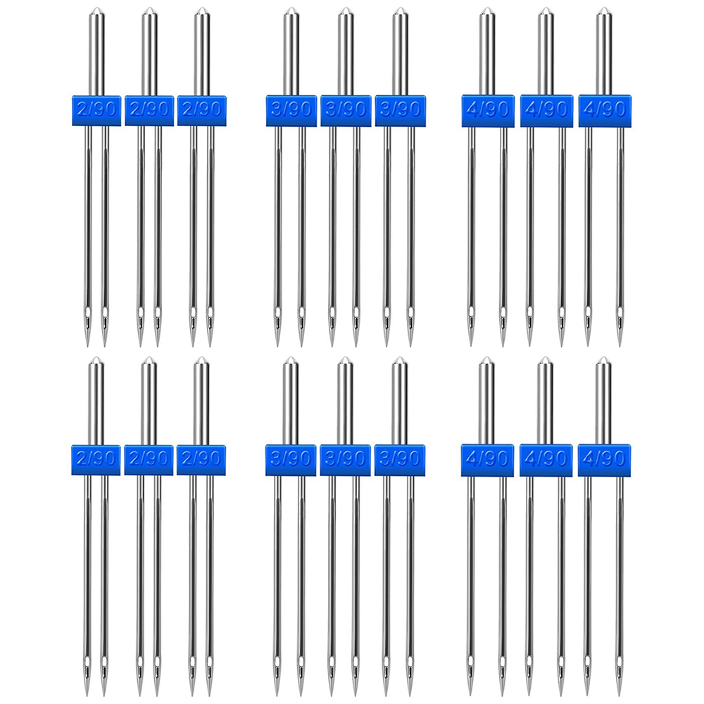 Twin Needle Stretch - 3 adet dikiş çift ikiz iğneler
