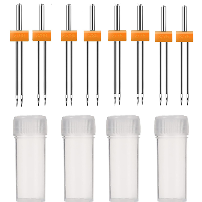 Twin Needle Stretch - 3 adet dikiş makinesi ikiz iğneler