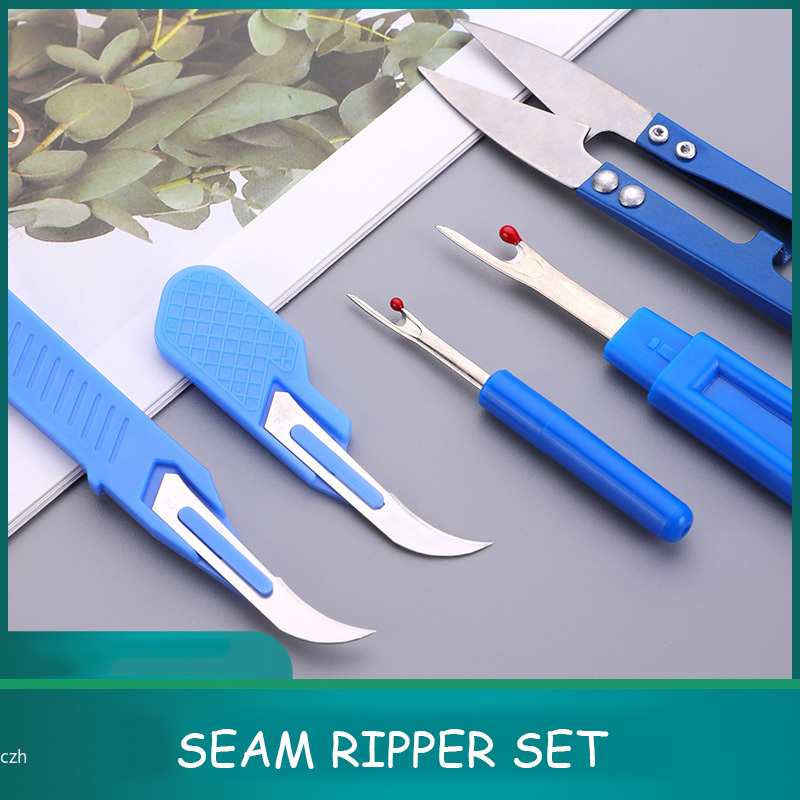 Sewing Repair - 5 Adet Mavi Dikiş Açıcı Seti,