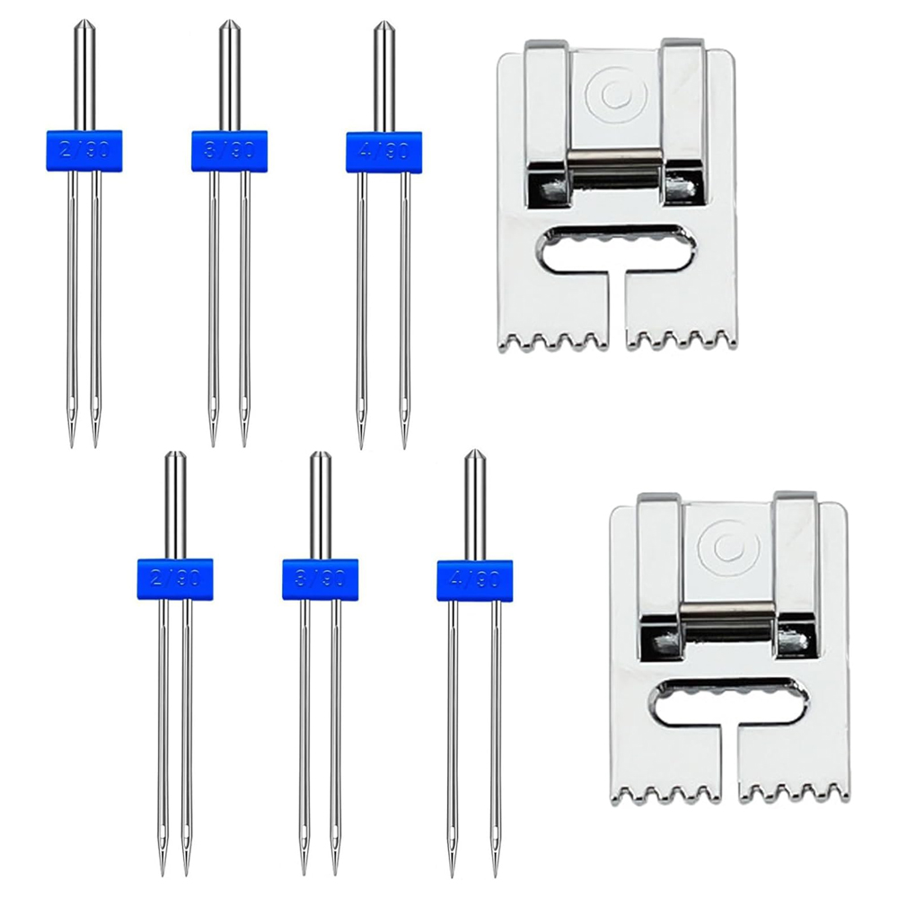 Twin Needle Stretch - 6 adet ikiz iğne çift iğne