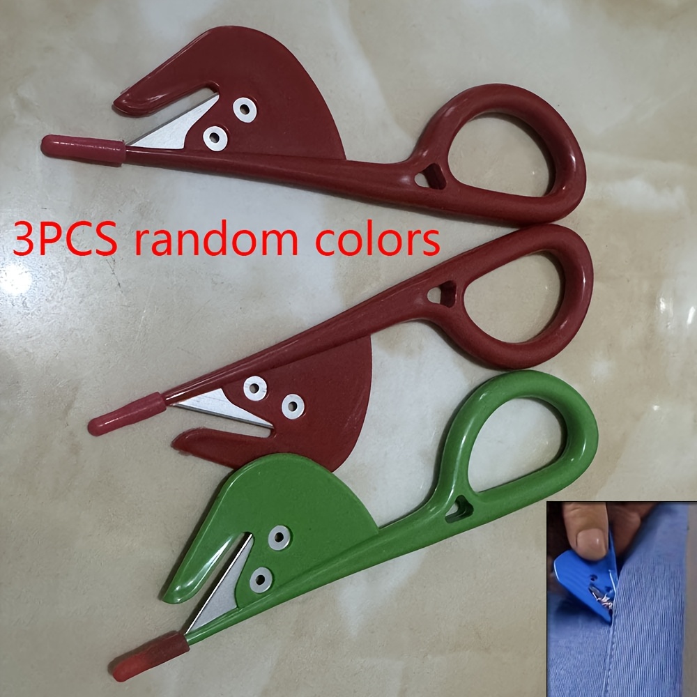 Seam Ripper Tool - 3 adet Plastik Saplı Zanaat Iplik