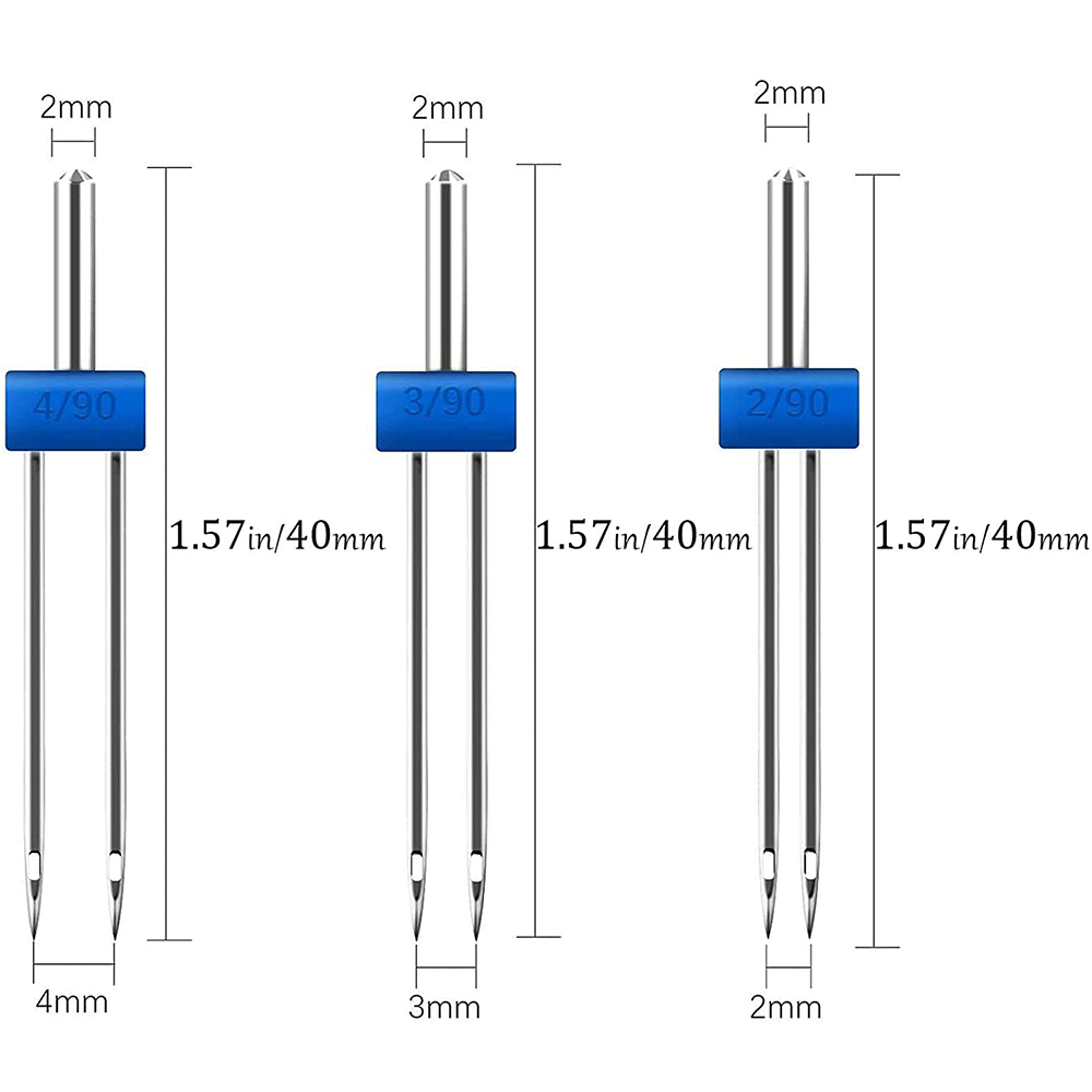 3 adet dikiş çift ikiz iğneler - Twin Needle Stretch incelemesi ve fiyatı