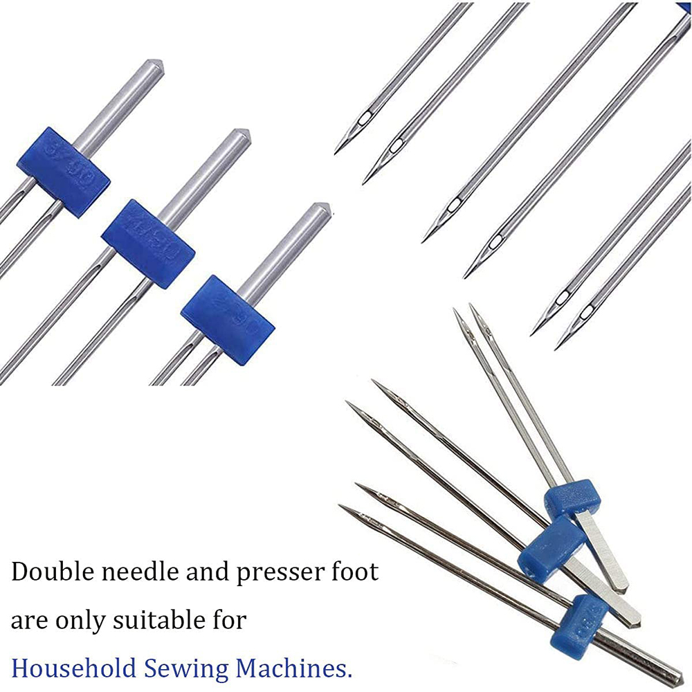3 adet dikiş çift ikiz iğneler - Twin Needle Stretch incelemesi ve fiyatı